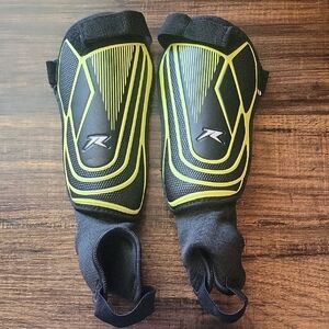 Black and Yellow Shin Guards